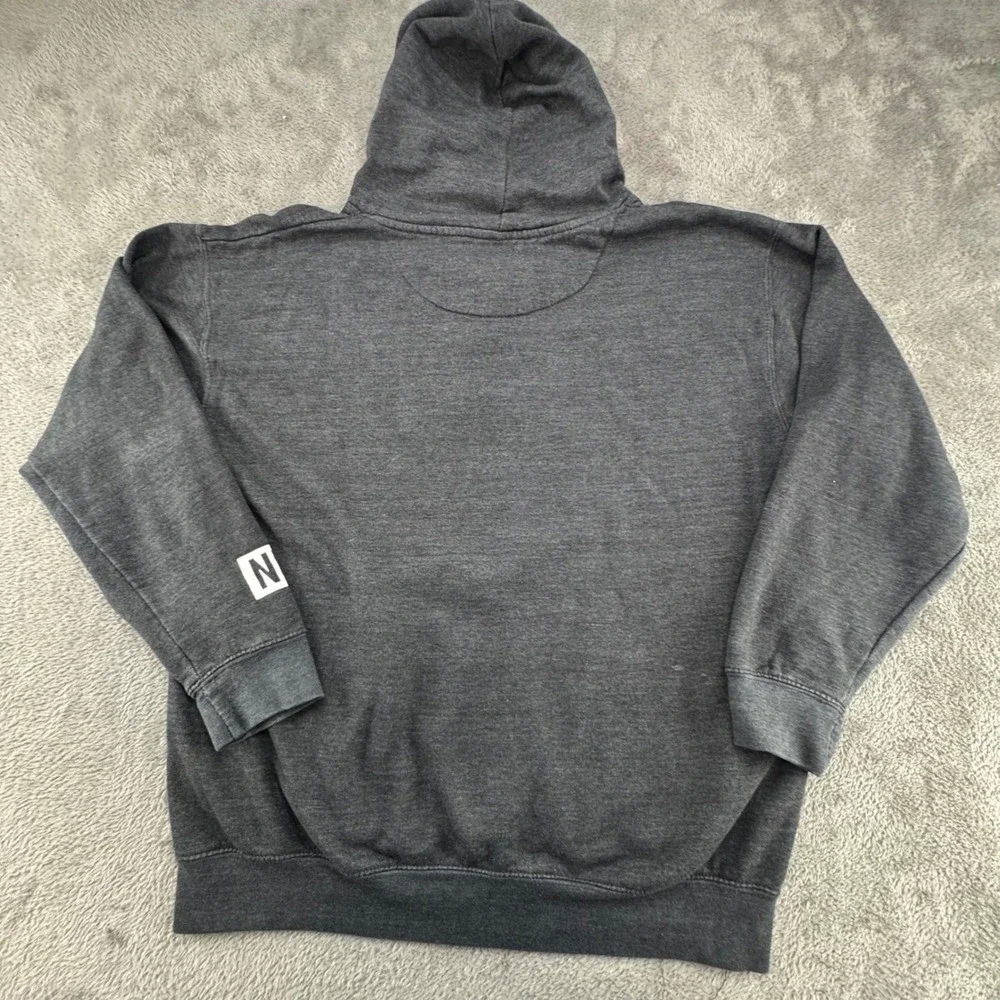 Neff Disney Mickey Mouse Hoodie Mens Large Charcoal Grey Excellent Graphic Print